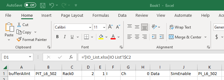 text to columns data